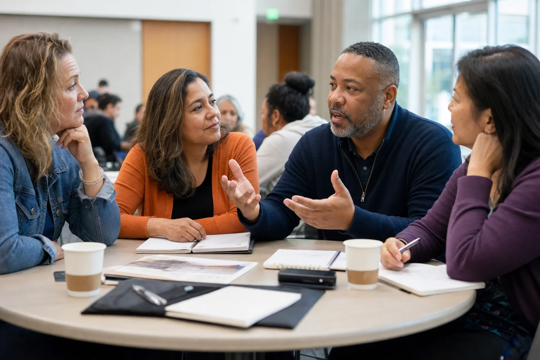 Parents, an educator, and a community advocate in conversation
