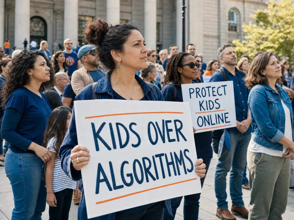 Parents gathering to advocate for children’s online safety